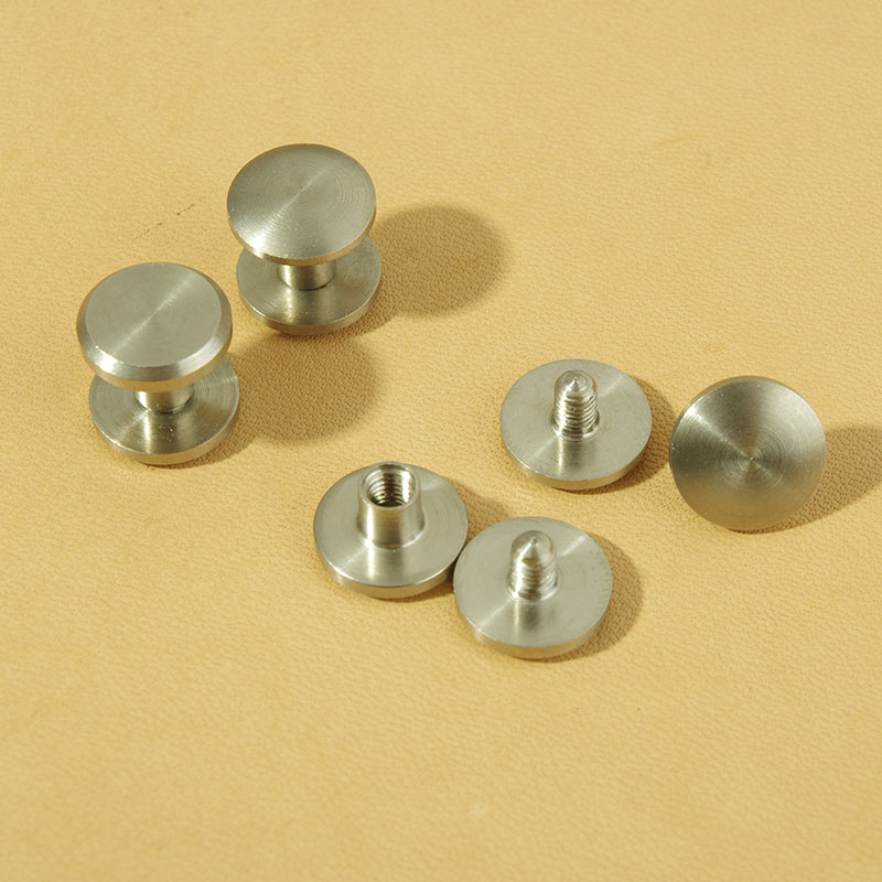 arc style 10 pieces stainless steel Chicago screw nail wallet bag belt Rivet diy handmade leather garment hardware part fastener