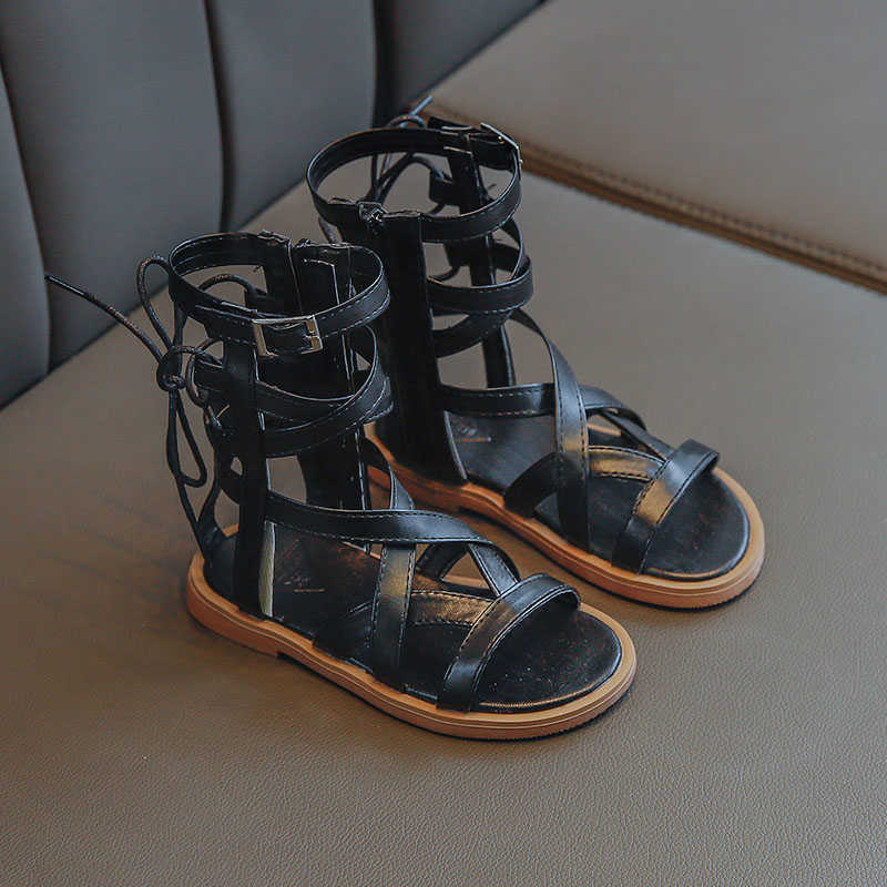 2636 Spring Summer Children Shoes for Girl Boy New Casual Fashion Gladiator Active Kid Baby Toddler Leather Sandles Q0629283
