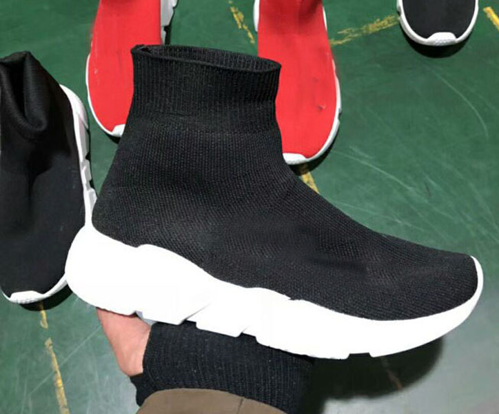 Good Quality Red Black Speed Trainer Casual Shoes Man Woman Sock Boots Stretch-Knit Boot Race Runner Sneaker High top,size 36-45, Black/white
Good Quality Red Black Speed Trainer Casual Shoes Man Woman Sock Boots Stretch-Knit Boot Race Runner Sneaker High top,size 36-45, Black/white