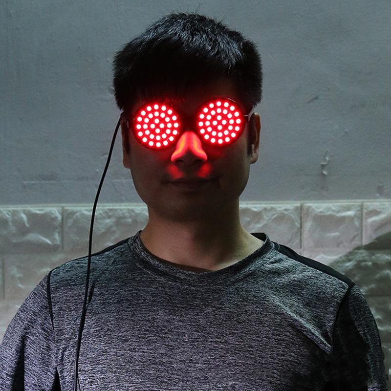 Fashion Sunglasses Frames LED Light Glasses Cool Performance Props Adjustable For Bar Party Nightclub Stage TC21
Fashion Sunglasses Frames LED Light Glasses Cool Performance Props Adjustable For Bar Party Nightclub Stage TC21
