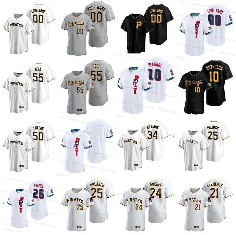 Pittsburgh 2021 All-Star Game Baseball Jersey Chris Archer Corey Dickerson Josh Bell Cole Tucker Jameson Taillon Jung Honus Pirates Jerseys, As shown in illustration
Pittsburgh 2021 All-Star Game Baseball Jersey Chris Archer Corey Dickerson Josh Bell Cole Tucker Jameson Taillon Jung Honus Pirates Jerseys, As shown in illustration