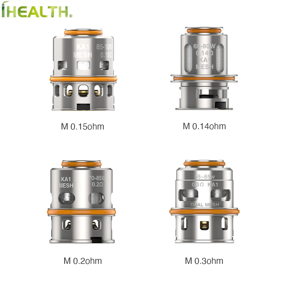 Geekvape M Series Coil M0.14ohm & M0.3ohm Dual and M0.2ohm Trible / M0.15ohm Quadra Replacement head for Z Max Subohm Tank
Geekvape M Series Coil M0.14ohm & M0.3ohm Dual and M0.2ohm Trible / M0.15ohm Quadra Replacement head for Z Max Subohm Tank