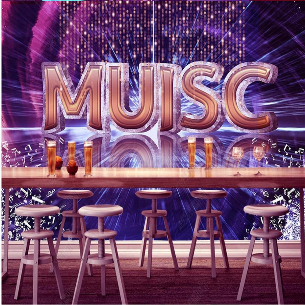 modern wallpaper for living room Cool blue purple wallpapers ktv bar fashion background
