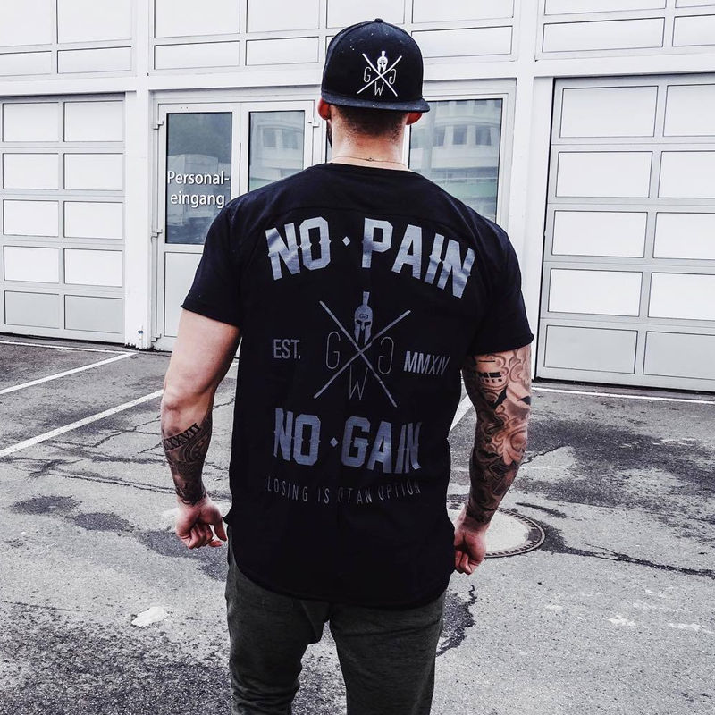 2018 New Mens Short sleeve Cotton T-shirt Man Summer Casual Fashion Slim Print t shirt Male Gyms Fitness Tee Tops Brand Apparel, White;black
2018 New Mens Short sleeve Cotton T-shirt Man Summer Casual Fashion Slim Print t shirt Male Gyms Fitness Tee Tops Brand Apparel, White;black