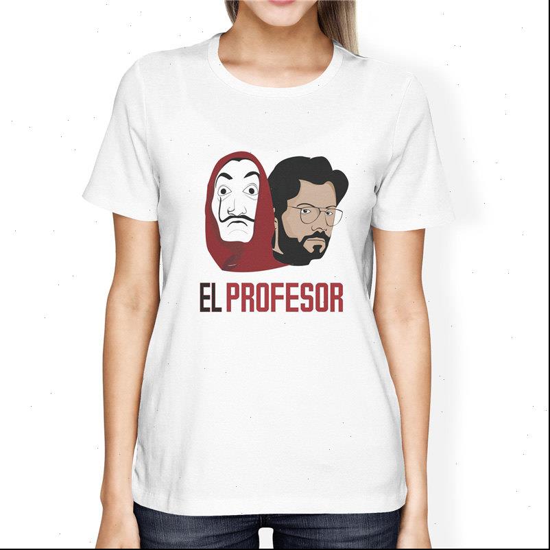 poleras mujer womens t shirt de moda la paper house tv series women money assault short sleeve stranger things, White
poleras mujer womens t shirt de moda la paper house tv series women money assault short sleeve stranger things, White