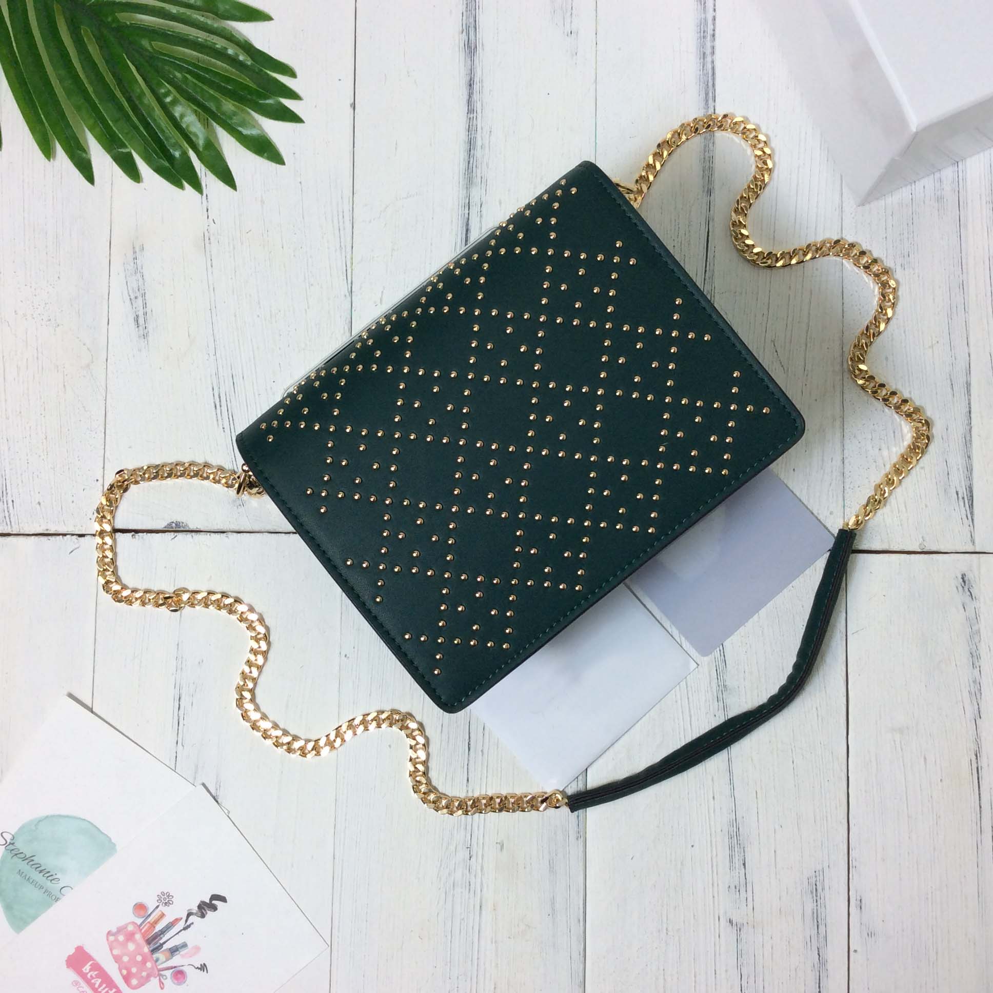 Classical Luxury Bags Women's banquet Bag Rivet Designers Handbags Printed Bucket simple women Famous Shoulder Ladies Bolsos D