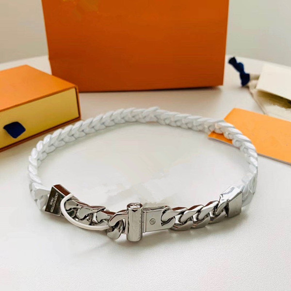 2020 French Designed Luxury Hip hop Street men and women Bracelets Sculpture ceramics 316L titanium steel Splicing Necklace Jewelry
2020 French Designed Luxury Hip hop Street men and women Bracelets Sculpture ceramics 316L titanium steel Splicing Necklace Jewelry