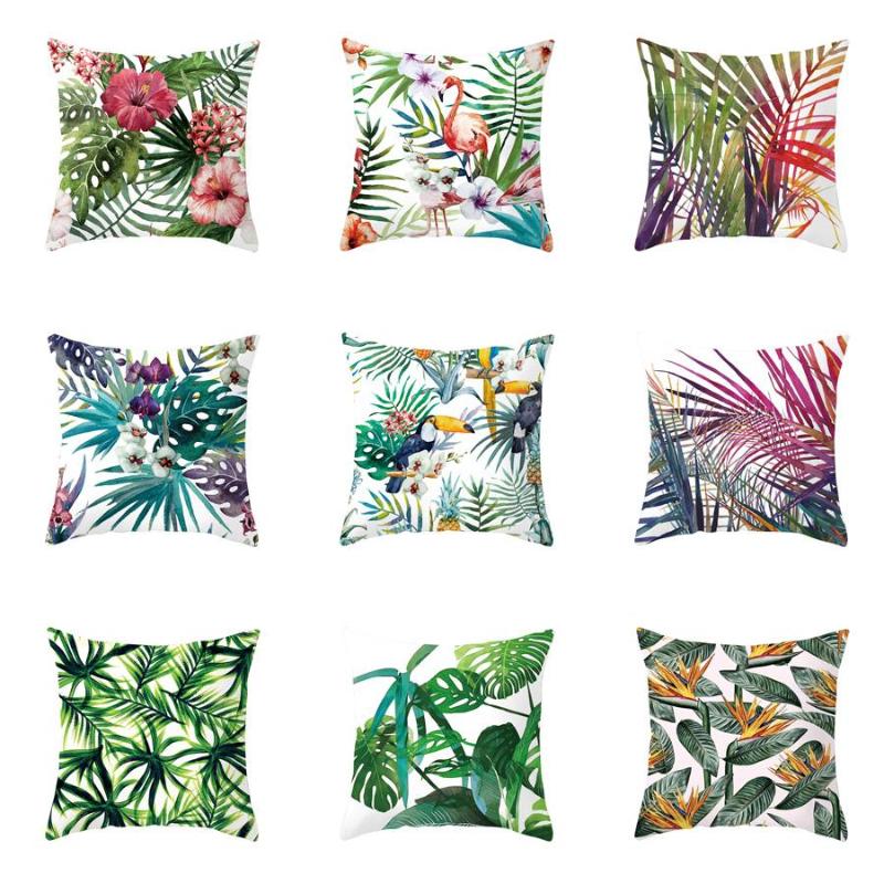 Tropical Plants Cushion Cover Polyester Green Leaves Decorative Pillowcase Plant Throw Pillow Case Kussensloop Almohada Cushion/Decorative
Tropical Plants Cushion Cover Polyester Green Leaves Decorative Pillowcase Plant Throw Pillow Case Kussensloop Almohada Cushion/Decorative