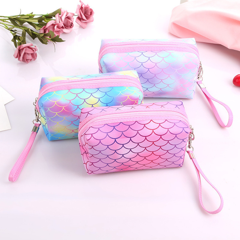 Straight Creative Pu Colorful Fish Scale Cosmetic Waterproof Travel Printing Wash Storage Bag, Multi-color
Straight Creative Pu Colorful Fish Scale Cosmetic Waterproof Travel Printing Wash Storage Bag, Multi-color