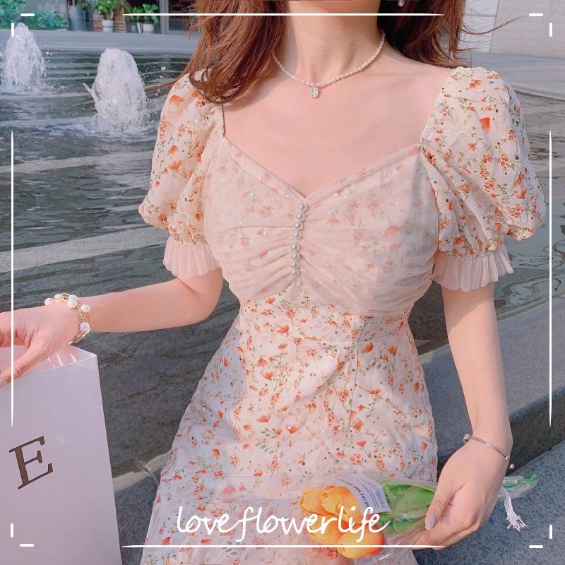 Lace Floral Dress Office Lady Short Sleeve Elegant Vintage Midi Dress Women Casual Beach Party Dress Korea Summer 210521, As picture
Lace Floral Dress Office Lady Short Sleeve Elegant Vintage Midi Dress Women Casual Beach Party Dress Korea Summer 210521, As picture