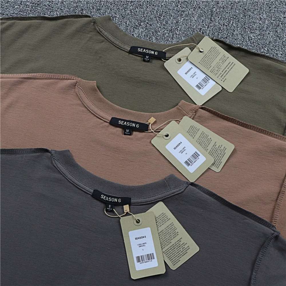 Season 6-T-shirt Heavy dust Kanye West T-shirts 1:1 Cato Top Teas Indoor day Calabasas Men Clothing
Season 6-T-shirt Heavy dust Kanye West T-shirts 1:1 Cato Top Teas Indoor day Calabasas Men Clothing
