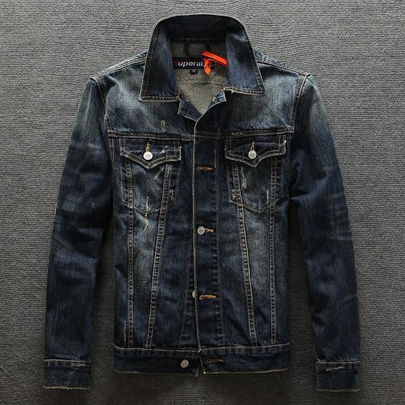 Men' Jackets Autumn Spring High Quality 100% Cotton Denim Men Coat Brand Designer Bomber Jacket Embroidery Fashion
Men' Jackets Autumn Spring High Quality 100% Cotton Denim Men Coat Brand Designer Bomber Jacket Embroidery Fashion