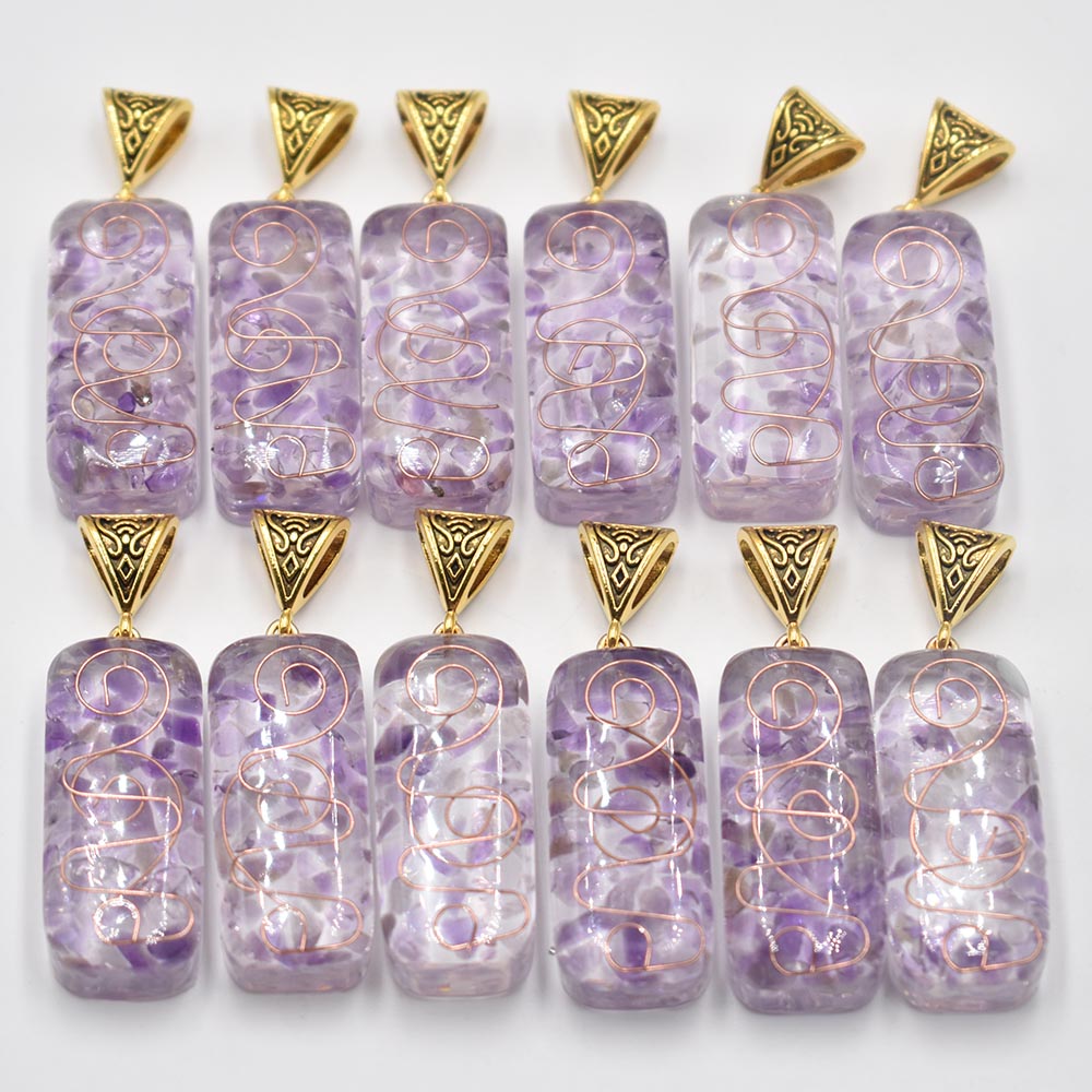 Retro Amethyst Natural Stone Charms Pillar Pendant Wholesale DIY Necklace Jewelry Making 41mm*17mm*11mm
Retro Amethyst Natural Stone Charms Pillar Pendant Wholesale DIY Necklace Jewelry Making 41mm*17mm*11mm