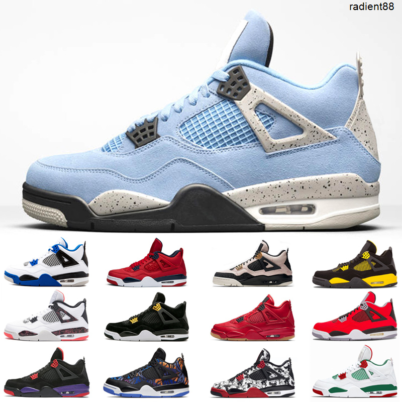 New Basketball Shoes 4 4s for Man Pine Green Black Fire White Cement THUNDER Sports man fashion Sneakers Trainers size 7-13, #1 blue 40-47
New Basketball Shoes 4 4s for Man Pine Green Black Fire White Cement THUNDER Sports man fashion Sneakers Trainers size 7-13, #1 blue 40-47