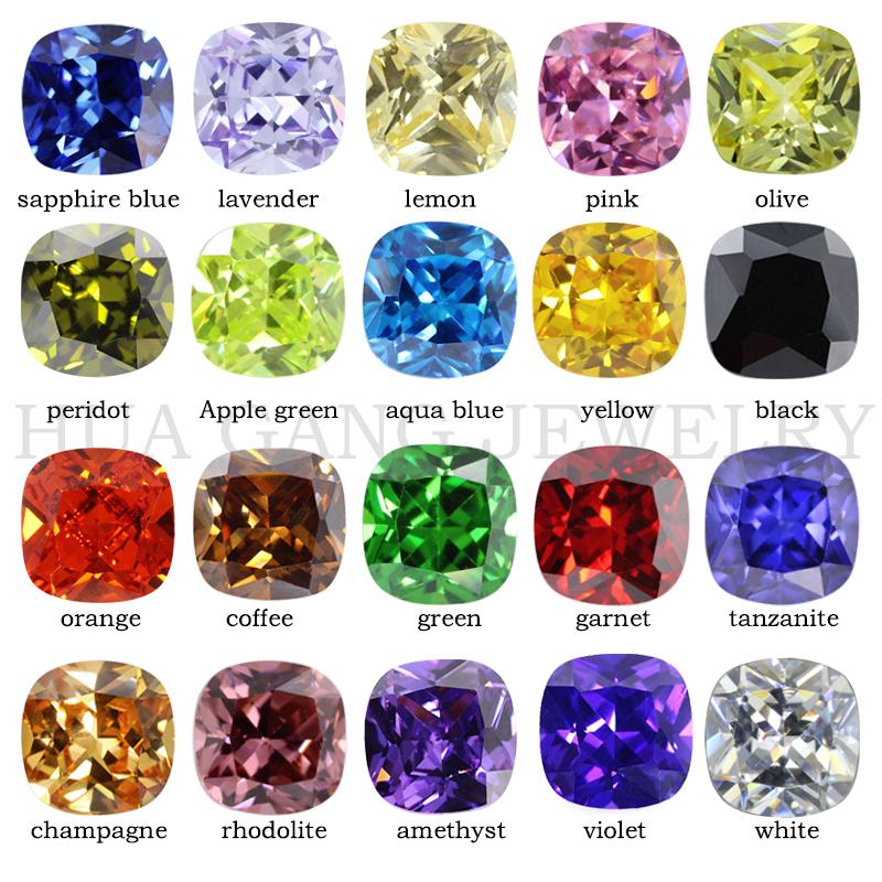 Other Cubic Zirconia Stone Multicolor Square Cushion Shape Cut Loose CZ Stones Synthetic Gems Beads For Jewelry 2x2~12x12mm
Other Cubic Zirconia Stone Multicolor Square Cushion Shape Cut Loose CZ Stones Synthetic Gems Beads For Jewelry 2x2~12x12mm