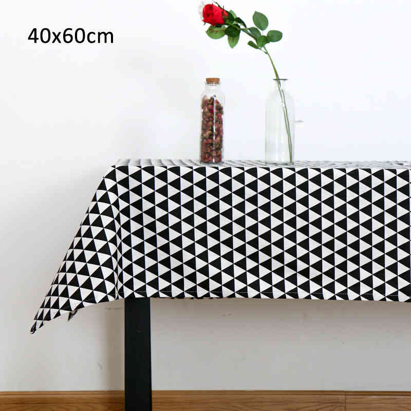 1Pcs Tableware Pad For Dining Table Multi Purpose Home Decoration 40*60cm Waterproof Cotton Nordic Style Placemat
