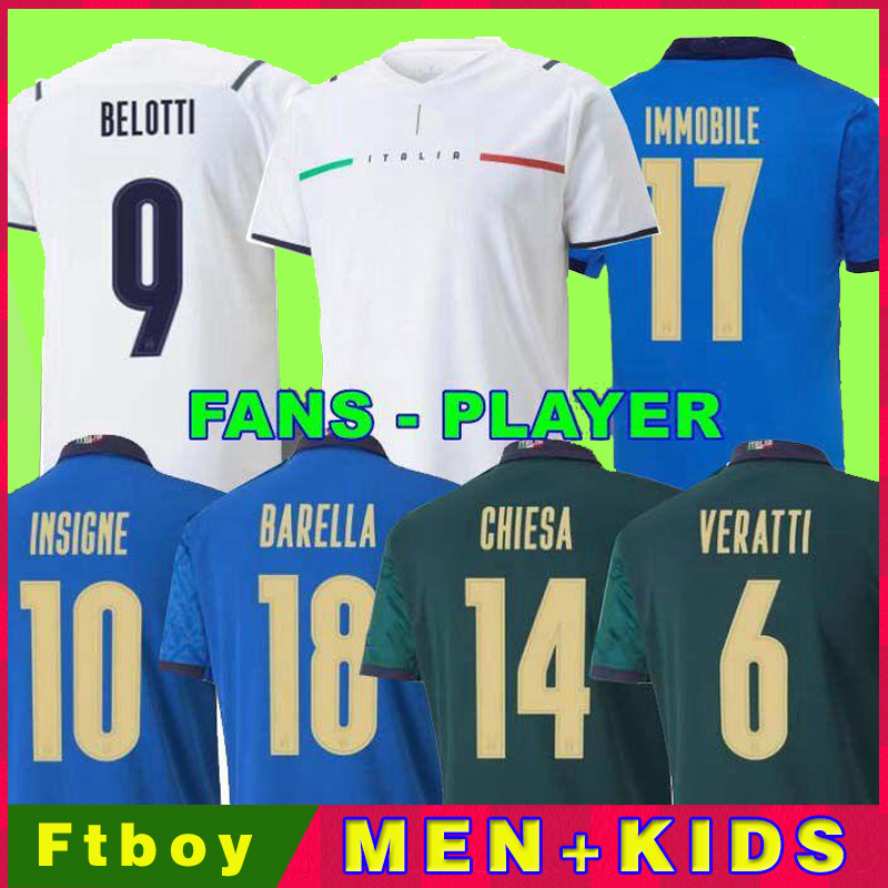 FANS Player 2021 Italy final soccer Jerseys IMMOBILE BELOTTI JORGINHO INSIGNE VERRATTI BERNARDESCHI Locatelli men kids 20 21 FOOTBALL SHIRTS BARELLA BERARDI, 21/22 gk
FANS Player 2021 Italy final soccer Jerseys IMMOBILE BELOTTI JORGINHO INSIGNE VERRATTI BERNARDESCHI Locatelli men kids 20 21 FOOTBALL SHIRTS BARELLA BERARDI, 21/22 gk