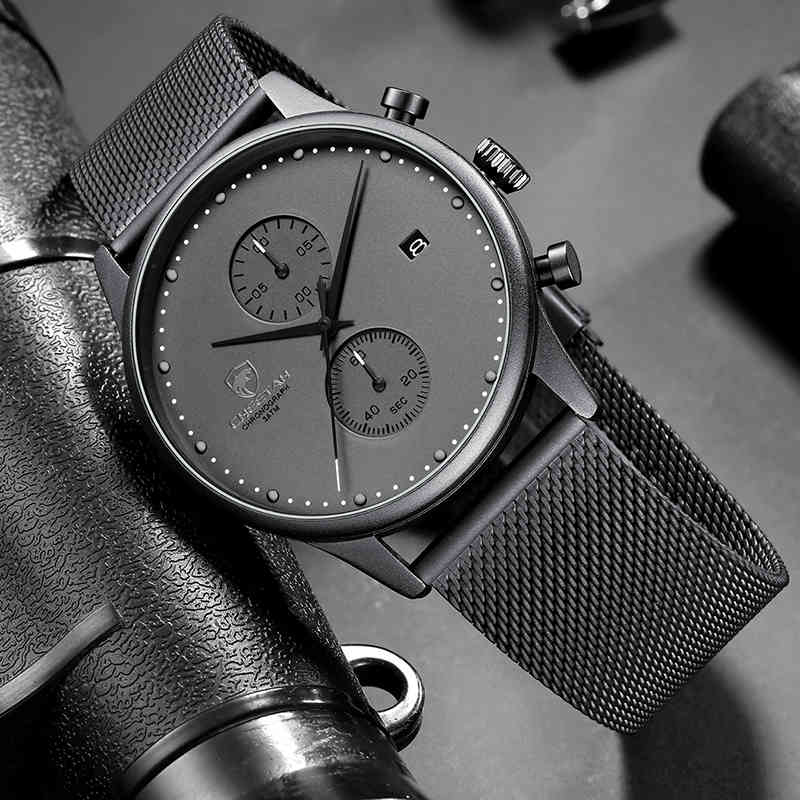 Men Watch CHEETAH Top Brand Luxury Quartz Watches with Stainless Steel Band Mens Waterproof Chronograph Wristwatch Male Clock 210517, Black grey
Men Watch CHEETAH Top Brand Luxury Quartz Watches with Stainless Steel Band Mens Waterproof Chronograph Wristwatch Male Clock 210517, Black grey