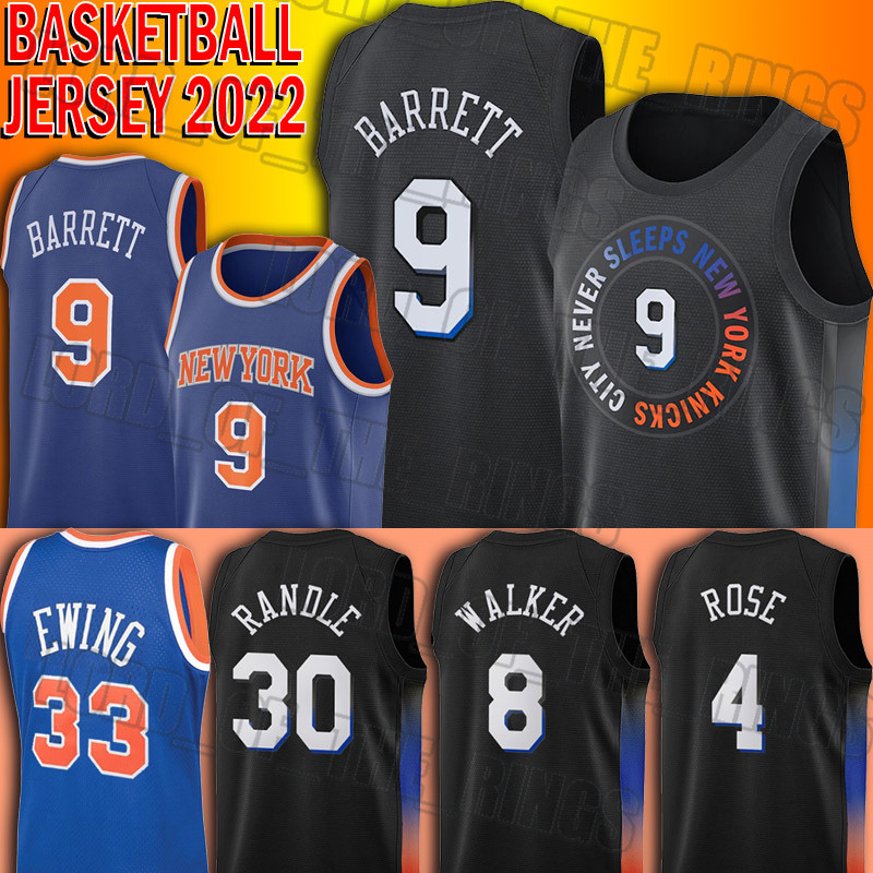 9 RJ Barrett Basketball Jersey 30 Julius Kemba Randle 8 Walker Jerseys New Derrick York Rose Knick Throwback Patrick 33 Ewing Uniform, Black;red
9 RJ Barrett Basketball Jersey 30 Julius Kemba Randle 8 Walker Jerseys New Derrick York Rose Knick Throwback Patrick 33 Ewing Uniform, Black;red