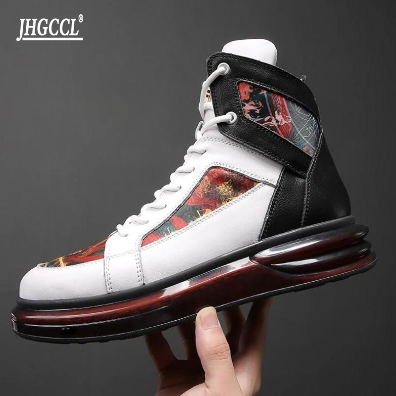 New Genuine Leather Men Boots Fashion High Top Breathable Casual Sneakers Zapatillas Personality Street Style Shoes chaussure homme luxe marque A31, Blue
New Genuine Leather Men Boots Fashion High Top Breathable Casual Sneakers Zapatillas Personality Street Style Shoes chaussure homme luxe marque A31, Blue