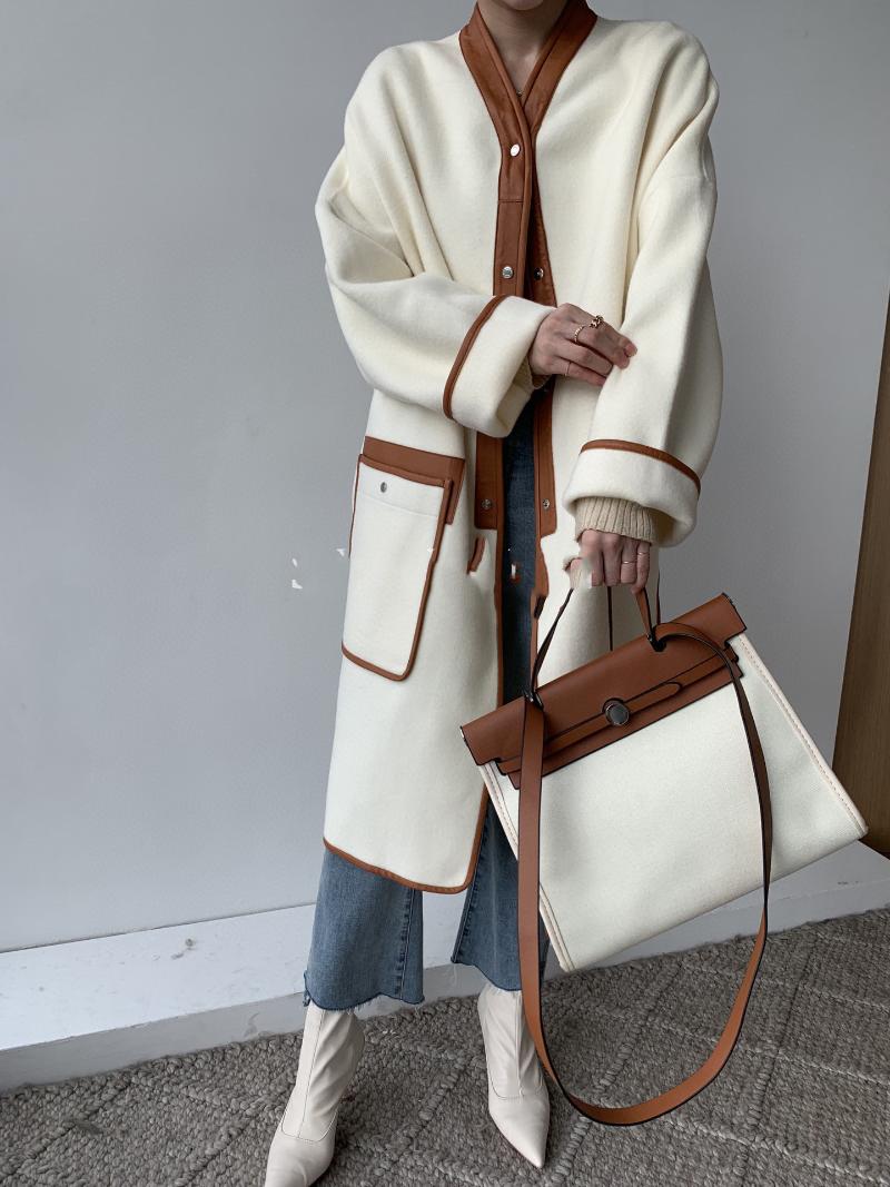 Women's Wool & Blends Zk1637 Fashion Women Coats Jackets 2021 Runway Luxury European Design Party Style Clothing, Beige
Women's Wool & Blends Zk1637 Fashion Women Coats Jackets 2021 Runway Luxury European Design Party Style Clothing, Beige