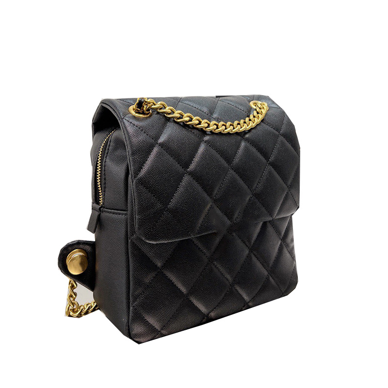 Vinatge Classic Caviar Leather Mini Tofu Backpack Bags Quilted Chain Crossbody Shoulder Calfskin Outdoor Sacoche Fashion Trends Travel Holiday Handbags 17*18CM, Box
Vinatge Classic Caviar Leather Mini Tofu Backpack Bags Quilted Chain Crossbody Shoulder Calfskin Outdoor Sacoche Fashion Trends Travel Holiday Handbags 17*18CM, Box