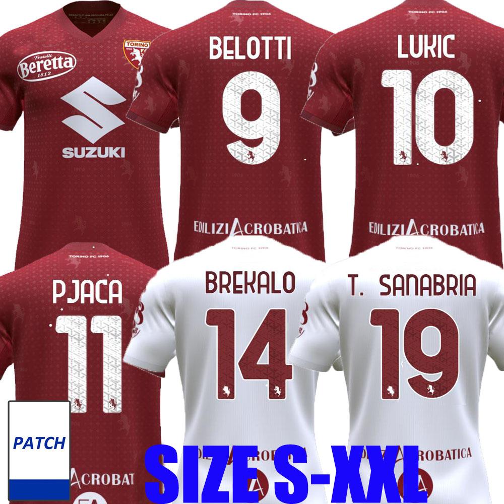 21 22 Torino FC soccer jerseys 2021 2022 granata home 9 BELOTTI 10 LUKIC 11 PJACA 14 BREKALO 19 T. SANABRIA Football FOR MENS Quick Dry Breathable, 21/22 home+league
21 22 Torino FC soccer jerseys 2021 2022 granata home 9 BELOTTI 10 LUKIC 11 PJACA 14 BREKALO 19 T. SANABRIA Football FOR MENS Quick Dry Breathable, 21/22 home+league