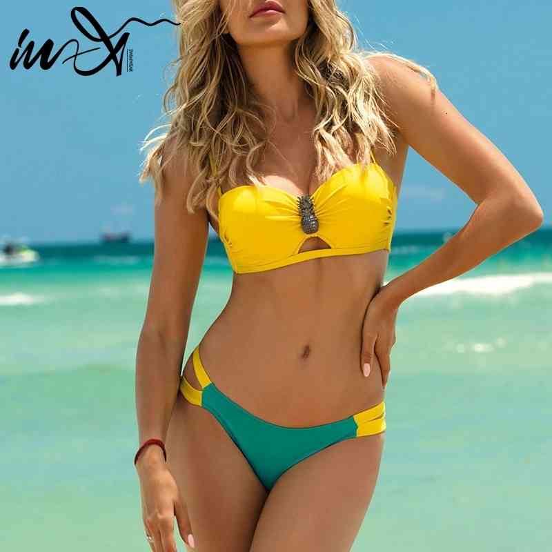 In-x Plus Size Swimwear Women Sexy Bikini 2019 Push Up Micro Swimsuit Female Bathers Bandage Bathing Suit Beach Two-piece Suit Y19052001, White;black
In-x Plus Size Swimwear Women Sexy Bikini 2019 Push Up Micro Swimsuit Female Bathers Bandage Bathing Suit Beach Two-piece Suit Y19052001, White;black