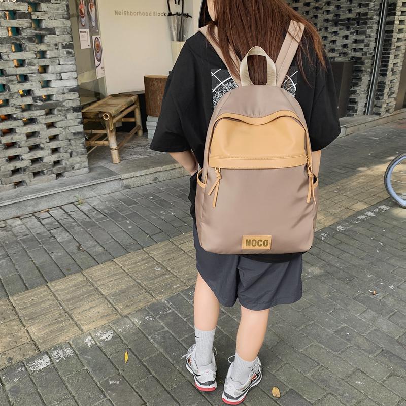 Backpack Advanced Sense Oxford Cloth Female Bag 2021 Fashion All-match Large Capacity Waterproof Travel, Black
Backpack Advanced Sense Oxford Cloth Female Bag 2021 Fashion All-match Large Capacity Waterproof Travel, Black