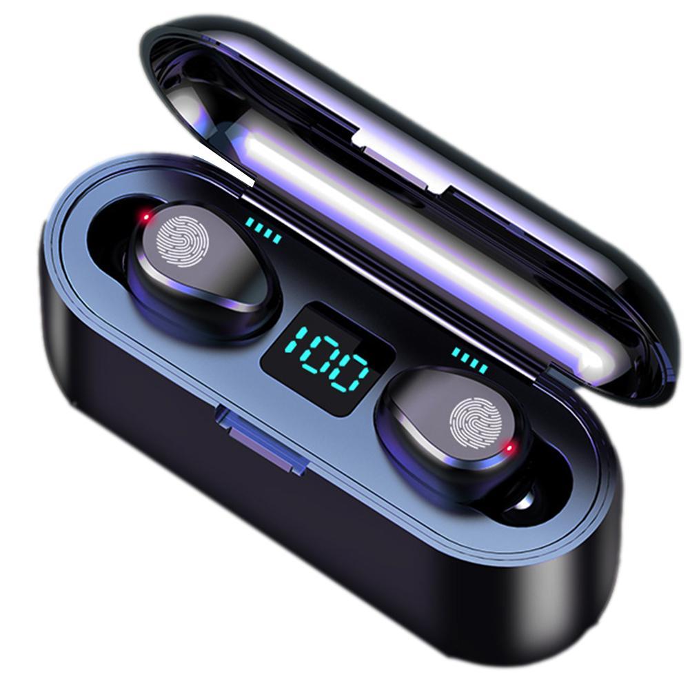 Cell Phone Earphones F9-2 LED Light HiFi Sport Headset With Mic 2000Ahm Charging Box Mini TWS 5.0 Earbuds 2021 Affordable headphones
Cell Phone Earphones F9-2 LED Light HiFi Sport Headset With Mic 2000Ahm Charging Box Mini TWS 5.0 Earbuds 2021 Affordable headphones