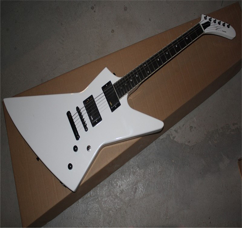 New Arrival Custom Explorer MX-250 II White 9V Battery Active Pickups EMG Electric Guitar in Stock
New Arrival Custom Explorer MX-250 II White 9V Battery Active Pickups EMG Electric Guitar in Stock
