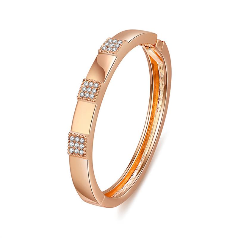 Bangle Classic Crystal Jewelry Fashion Stylish Accessories Women's Bracelets Gift Mother's Day