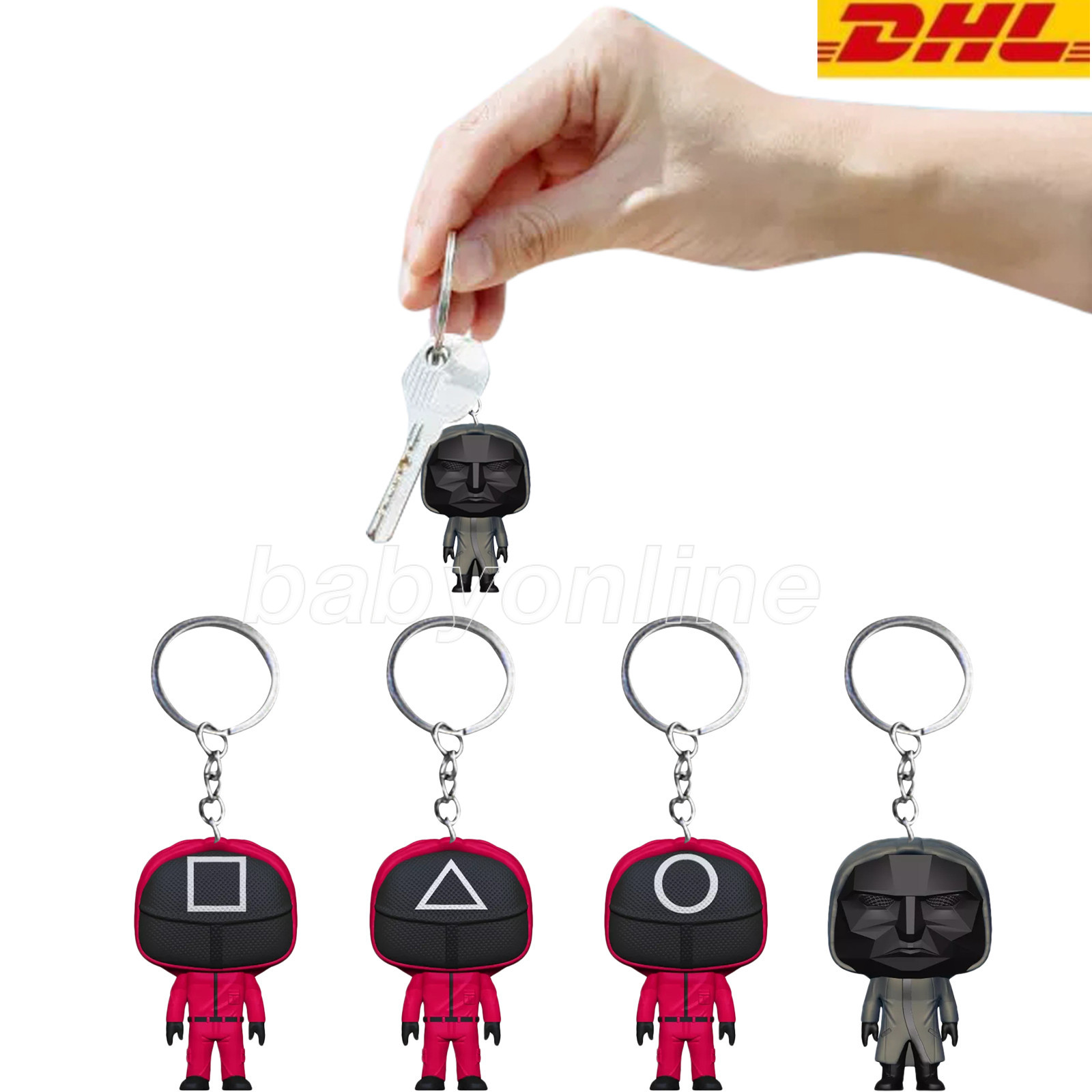 Squid Game Keychain Soldier Spopular Series Are Still Missing Your Keychain 3d Mini Doll Figurine Key Ring Car Backpack Pendant
Squid Game Keychain Soldier Spopular Series Are Still Missing Your Keychain 3d Mini Doll Figurine Key Ring Car Backpack Pendant