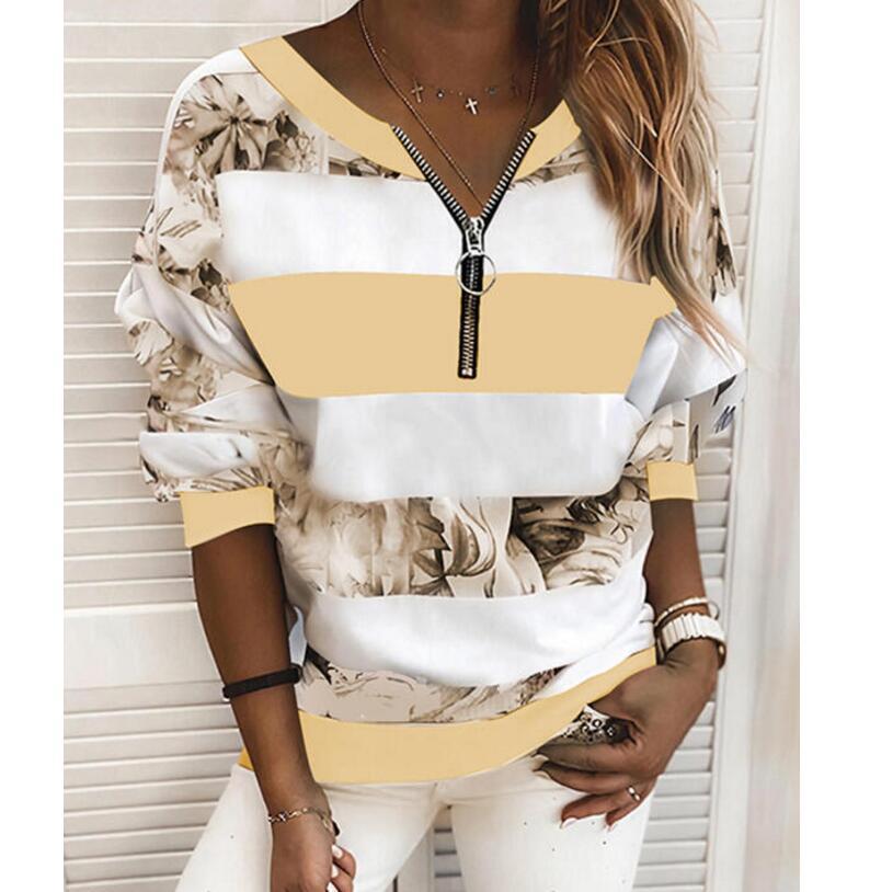 Womens Blouse Shirt Striped Color Block Long Sleeve Print V Neck Tops Basic Top Blue Yellow Blushing Pink, Style1
Womens Blouse Shirt Striped Color Block Long Sleeve Print V Neck Tops Basic Top Blue Yellow Blushing Pink, Style1