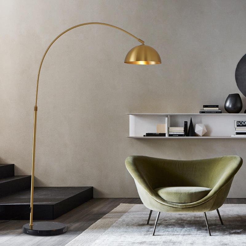 Floor Lamps Nordic Luxury Marble Base Lamp Livingroom Bedroom Italy Designer Copper Light Indoor Eye-protecting Art Lighting 
Floor Lamps Nordic Luxury Marble Base Lamp Livingroom Bedroom Italy Designer Copper Light Indoor Eye-protecting Art Lighting