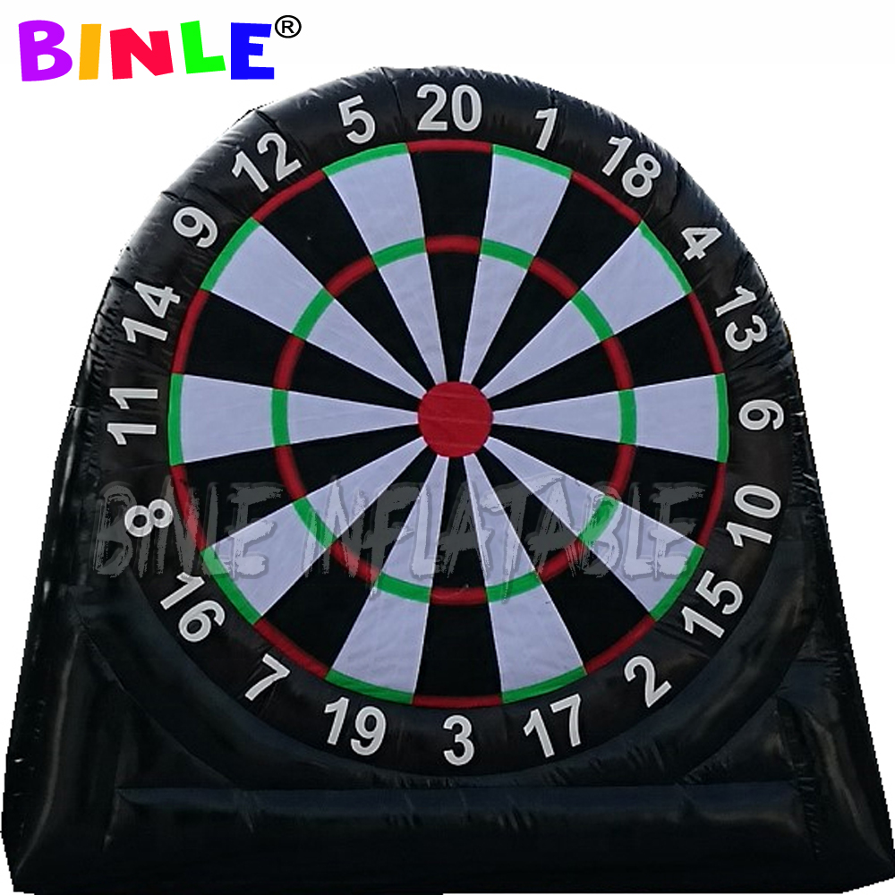 Customized inflatable Soccer dart board football kick dartboard target Sport Games Sticky Ball Shooting for sale