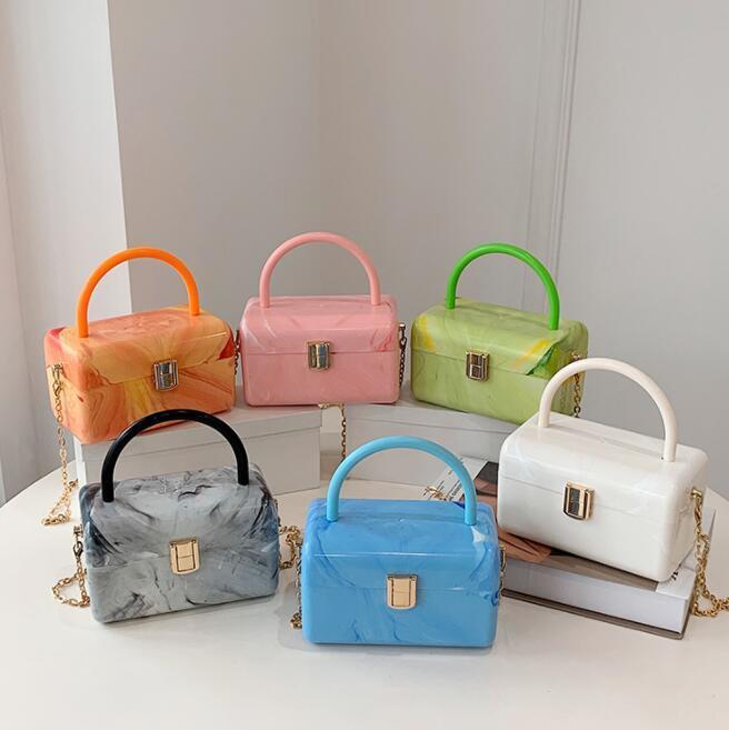 New Fashion Multicolor Acrylic Women Wallet Purse Evening For Party Designer Luxury Handbags Ladies Clutch Hand Bags Y0929, Sky blue
New Fashion Multicolor Acrylic Women Wallet Purse Evening For Party Designer Luxury Handbags Ladies Clutch Hand Bags Y0929, Sky blue