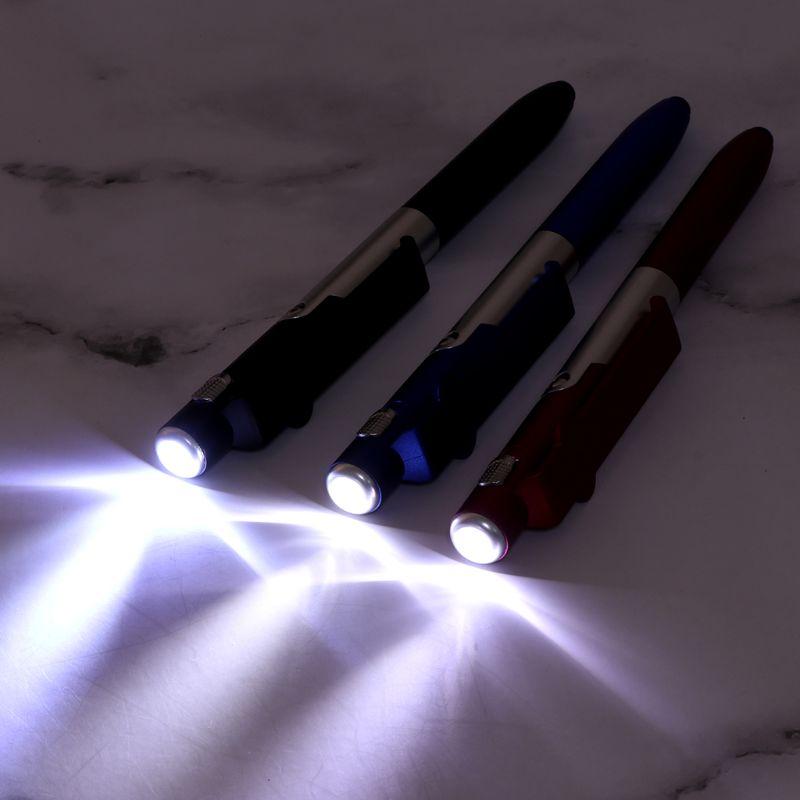 Multifunction 4 In 1 Ballpoint Pen Folding LED Light Mobile Phone Stand Holder School Office Writing Stationery Supplies Pens, Blue;orange
Multifunction 4 In 1 Ballpoint Pen Folding LED Light Mobile Phone Stand Holder School Office Writing Stationery Supplies Pens, Blue;orange