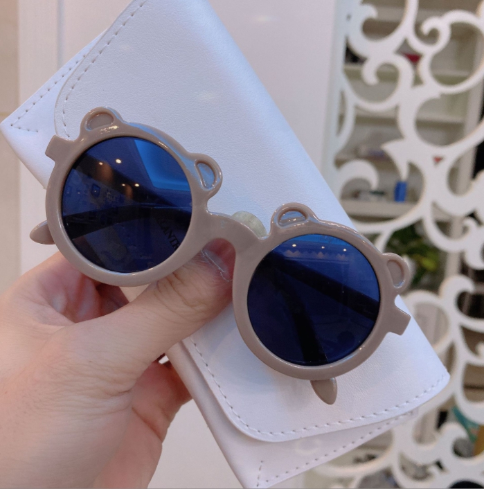 Wholesale Kids Sunglasses Cartoon Shape Girls Boy Children Sun Glasses Round Street Beat Eyeglasses Cute Baby Shades Eyewears Z260305