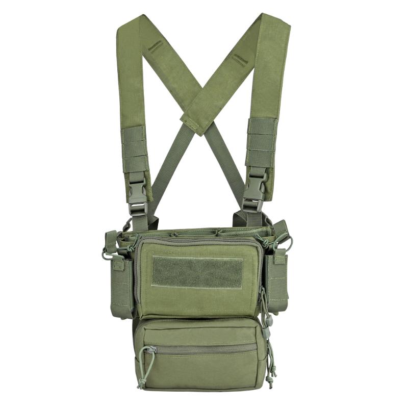 Hunting Jackets Tactical Chest Rig Modular Lightweight Vest H Harness Funny Pack Pouch With Magazine Paintball Accessories, Black
Hunting Jackets Tactical Chest Rig Modular Lightweight Vest H Harness Funny Pack Pouch With Magazine Paintball Accessories, Black