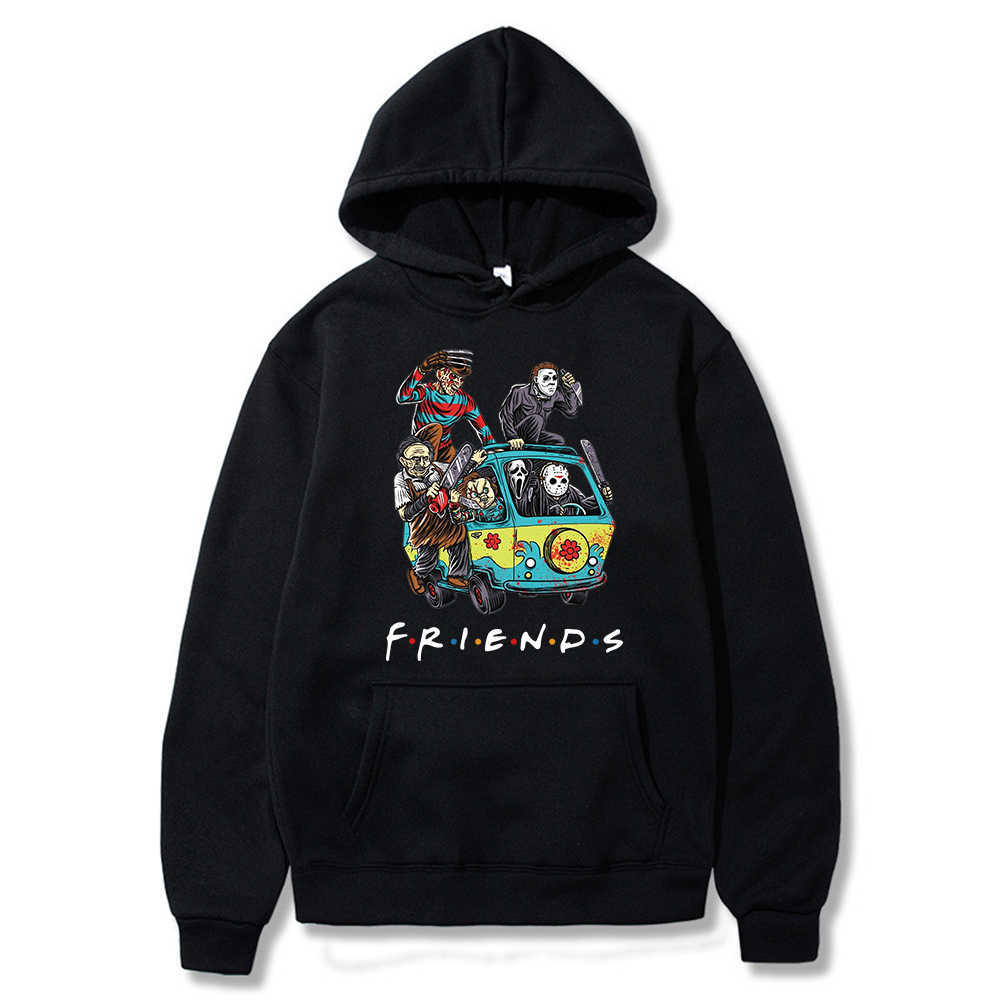 Halloween Hoodie Horror Friends Hoodie Pennywise Michael Myers Jason Halloween Pullover Autumn Hoodie Unisex H0831, Black
Halloween Hoodie Horror Friends Hoodie Pennywise Michael Myers Jason Halloween Pullover Autumn Hoodie Unisex H0831, Black