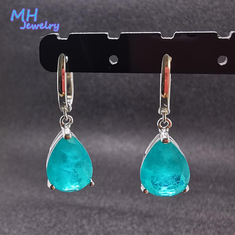 Created Emerald Pear 10*14mm Gemstone Earrings Real 925 Sterling Silver For Women Fine Jewelry Party Wedding Engagement Gift Stud
Created Emerald Pear 10*14mm Gemstone Earrings Real 925 Sterling Silver For Women Fine Jewelry Party Wedding Engagement Gift Stud