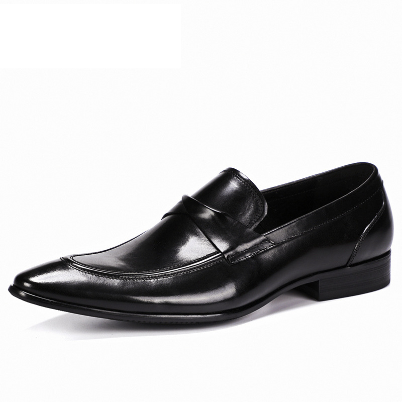 Luxury Mens Dress Shoes Pointed Toe Gentlemen Leather Shoes Trendy Business Style Slip On Men Leather Shoes US 11.5, Black
Luxury Mens Dress Shoes Pointed Toe Gentlemen Leather Shoes Trendy Business Style Slip On Men Leather Shoes US 11.5, Black