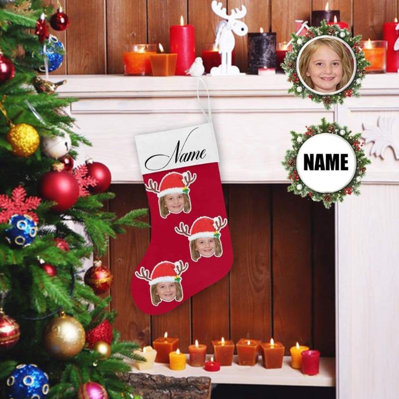 Men's Socks M Yescustom Custom Face&Name Cute Red Christmas Stocking Gift Bag Unique Design Po Print Gifts Decoration Accessory, Black
Men's Socks M Yescustom Custom Face&Name Cute Red Christmas Stocking Gift Bag Unique Design Po Print Gifts Decoration Accessory, Black