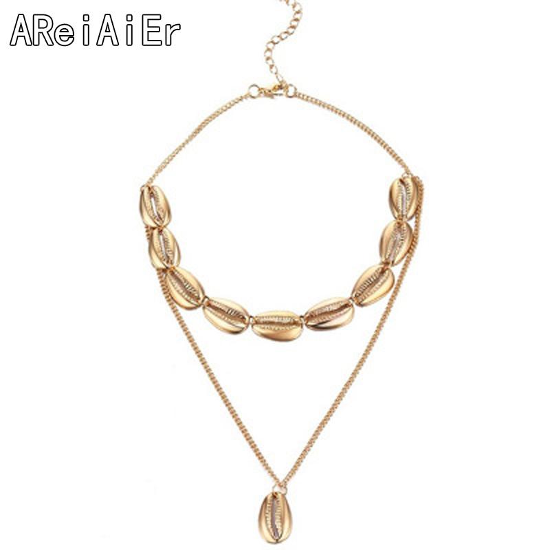 Pendant Necklaces Fashion Wild Summer Beach Metal Texture Alloy Shell Scallop Necklace Bohemian National Style Accessories Birthday Gift
Pendant Necklaces Fashion Wild Summer Beach Metal Texture Alloy Shell Scallop Necklace Bohemian National Style Accessories Birthday Gift