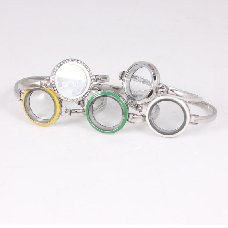 Bangle 30mm Crystal Enamel Round Stainless Steel 7/8 Inch Floating Locket Bracelet Charms Jewelry For Women Gift
Bangle 30mm Crystal Enamel Round Stainless Steel 7/8 Inch Floating Locket Bracelet Charms Jewelry For Women Gift