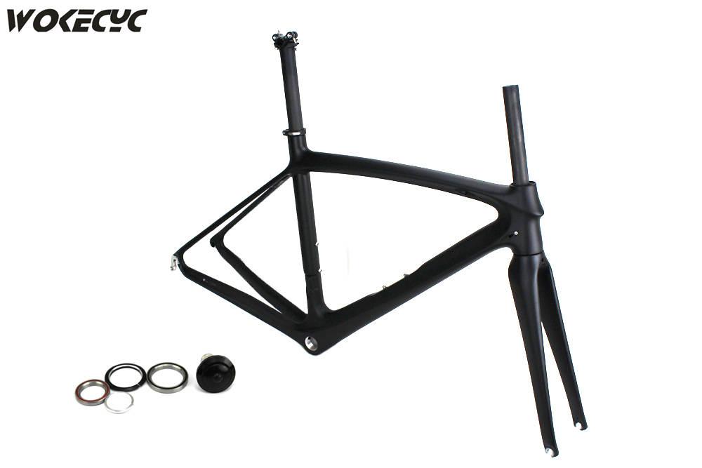 Bike Frames T800 Carbon Road All Black Maracing Bicycle Frame Cycling Frameset Size 49 52cm, 49cm bsa matte
Bike Frames T800 Carbon Road All Black Maracing Bicycle Frame Cycling Frameset Size 49 52cm, 49cm bsa matte