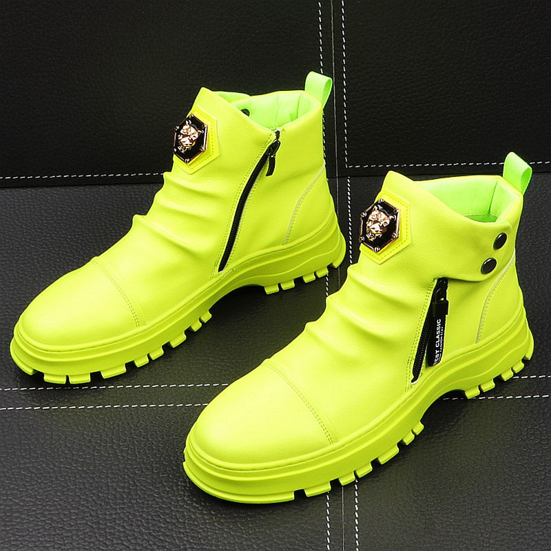 Fashion Men High Top British Style Rrivet Martin boots Causal Shoes Luxury Bottom rubber Dress for Male, Black
Fashion Men High Top British Style Rrivet Martin boots Causal Shoes Luxury Bottom rubber Dress for Male, Black
