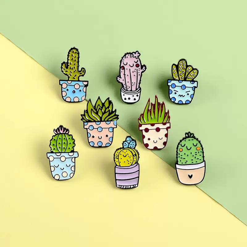 Cartoon Cactus Brooch Cute Mini Plant Pot Enamel Women Denim Jackets Lapel Pins Hat Badges Kid Jewelry Christmas Gift, Mixed colors
Cartoon Cactus Brooch Cute Mini Plant Pot Enamel Women Denim Jackets Lapel Pins Hat Badges Kid Jewelry Christmas Gift, Mixed colors