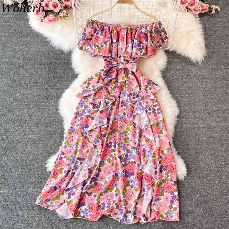 Summer Dress Beach Floral Print Off Shoulder Sexy Robe Ruffles Patchwork Elegant Maxi Vestidos Bandage Slim Waist Dresses 210519, Khaki
Summer Dress Beach Floral Print Off Shoulder Sexy Robe Ruffles Patchwork Elegant Maxi Vestidos Bandage Slim Waist Dresses 210519, Khaki
